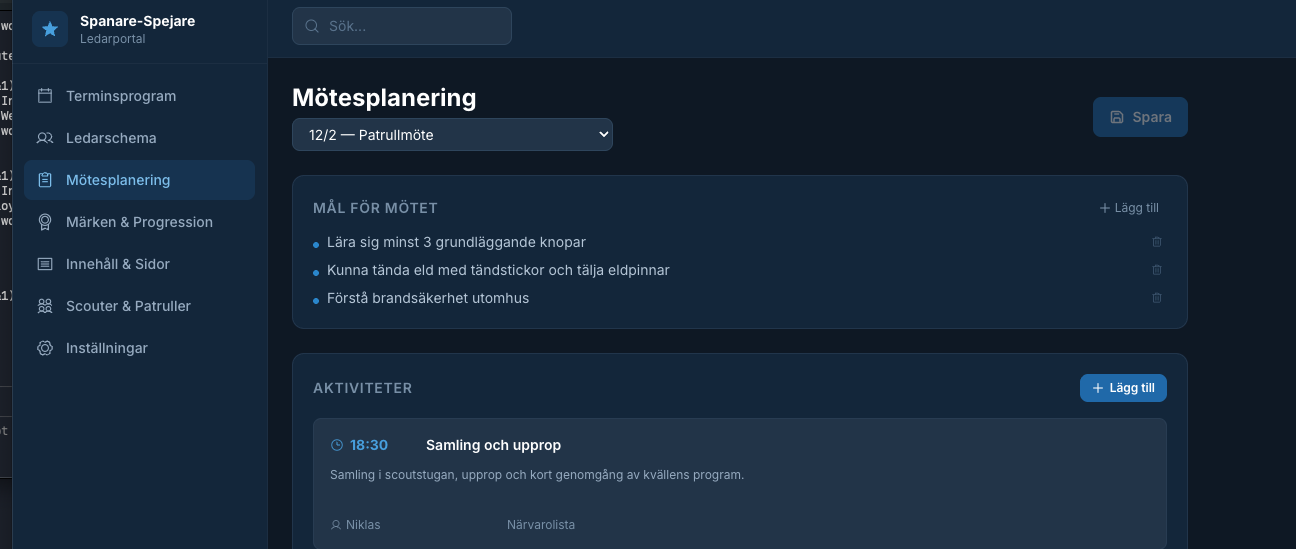 Mötesplanering – mål och aktiviteter