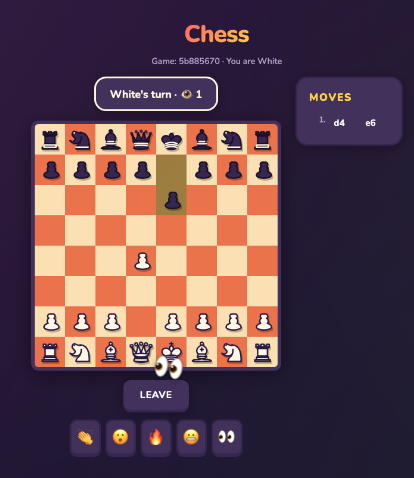 Chess – bräde i fokus